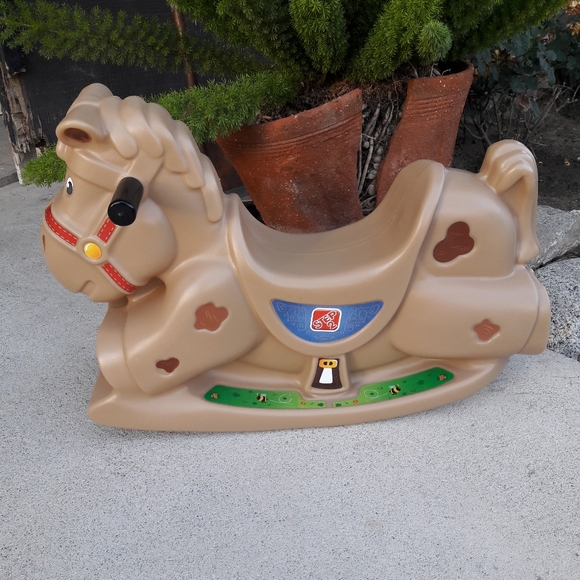 step2 patches the rocking horse